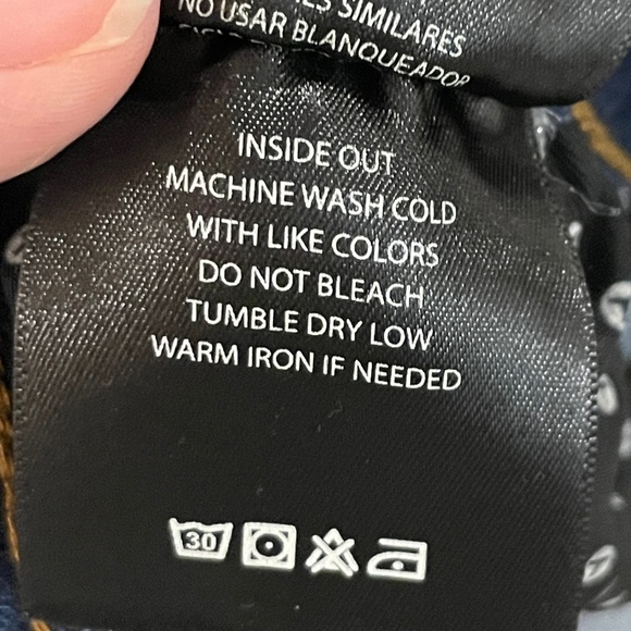 Tahari (Amelia) Button Fly Skinny Jeans Womens Size 10/30 Button Up 90s Y2K - Picture 7 of 15